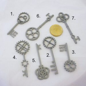 Steampunk -henkiset avaimet korttiaskarteluun