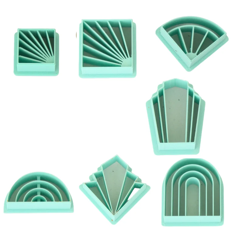 Art Deco -henkiset askartelumassaleikkurit