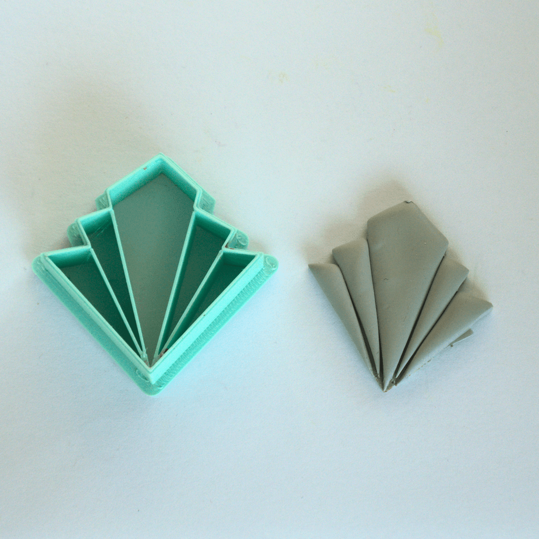 Art Deco -henkiset askartelumassaleikkurit