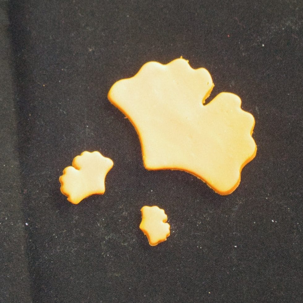 Ginko-lehden muotoinen askartelumassaleikkuri