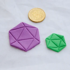D20 noppa, askartelumassaleikkuri