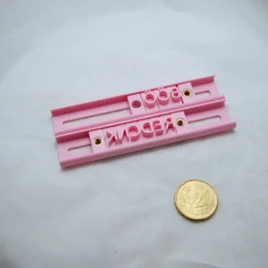 Litteä numeroleimasinsetti + erikoismerkit Sans Serif
