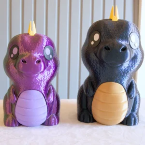 Kaksi dinosaurus säästöpossua